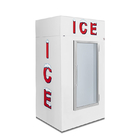 Rozmrażanie Auto Zimna ściana Zewnętrzny sprzedawca lodu Szklana szafka na lody Stal nierdzewna