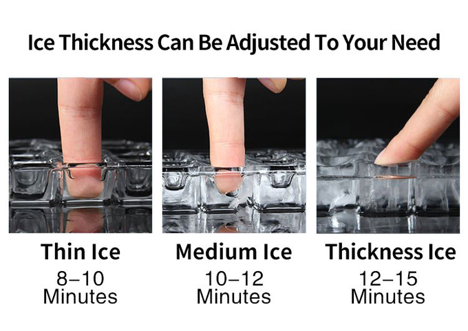 1000kg Commercial Nugget Ice Machine Chłodzenie powietrzem 22mm Automatyczna kostkarka do czystego lodu 1
