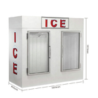 Hotelowa kuchnia Ice Bag Merchandiser Zamrażarka Komercyjna szafka na lody R404a