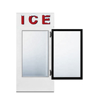 Chłodzenie powietrzem Szklane drzwi Ice Merchandiser Witryna do lodów ze stali nierdzewnej 850 l