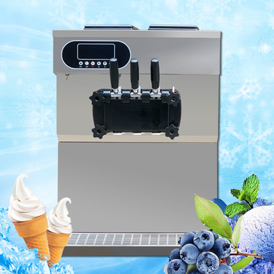 Stołowa komercyjna maszyna do lodów Soft Serve 25 l Wolnostojąca