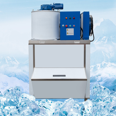 500kg / 24H Commercial Flake Ice Maker W pełni automatyczny R404A Golarka do lodu Snow Cone Maker