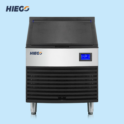 120KG Commercial Nugget Ice Maker Chłodzenie powietrzem Wysoka wydajność Automatyczna kostkarka do lodu R404a