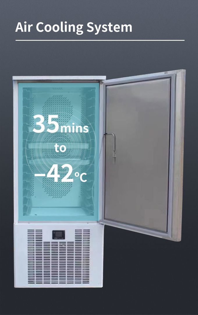 15 tac Blast Freezer Chiller Szybkie zamrażanie, komercyjny agregat chłodniczy o mocy 1500 W 5