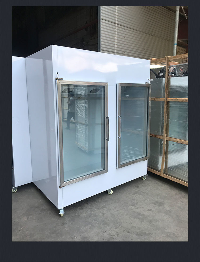 System zimnej ściany Zewnętrzny dystrybutor lodu Pojemnik do przechowywania lodu R404a 7