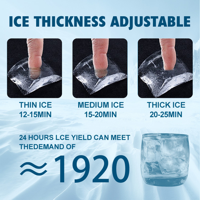 Komercyjna kostkarka do lodu Crescent Cube 150 kg Party Ice Block Machine 2